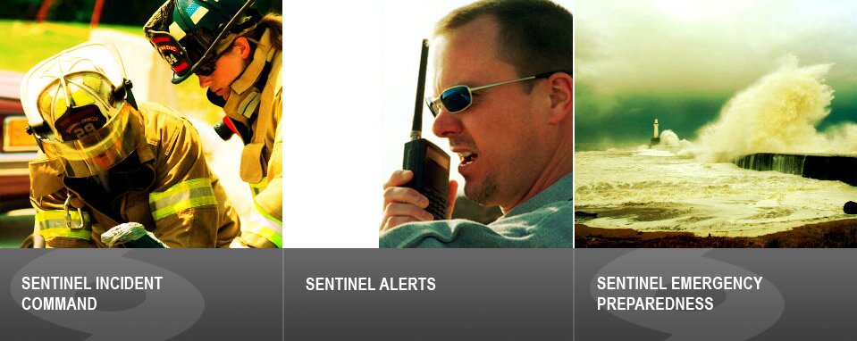 Sentinel Incident Command. Sentinel alert. Sentinel Emergency Preparedness.